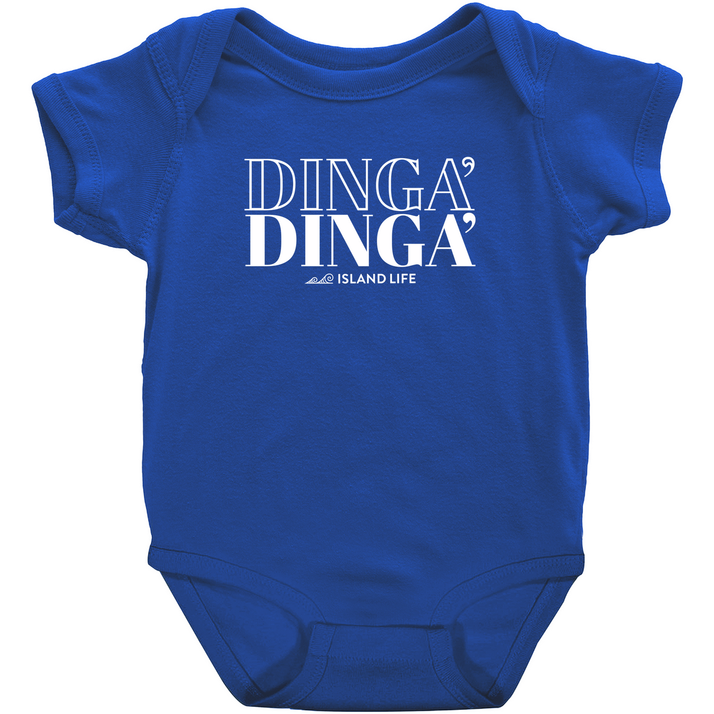 Dinga' Chamorro Twin Guam CNMI Baby One Piece Bodysuit