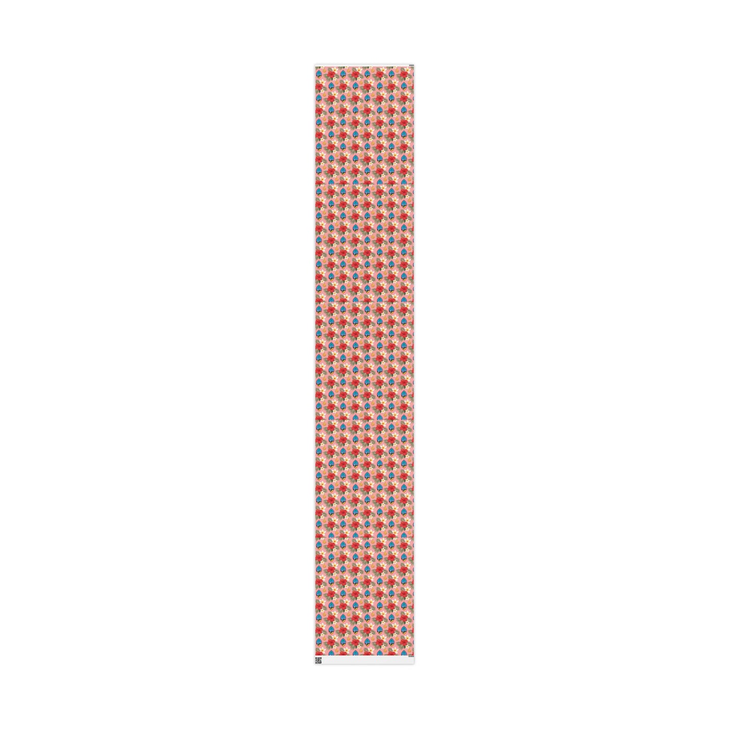 Guam Christmas Flowers Pink Gift Wrap Wrapping Paper