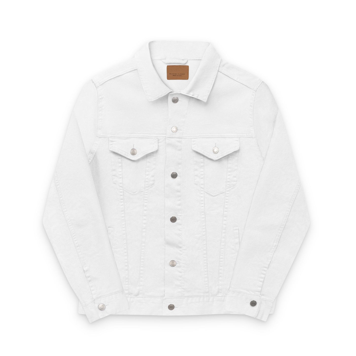Heart Guam Embroidered Unisex Denim Jacket