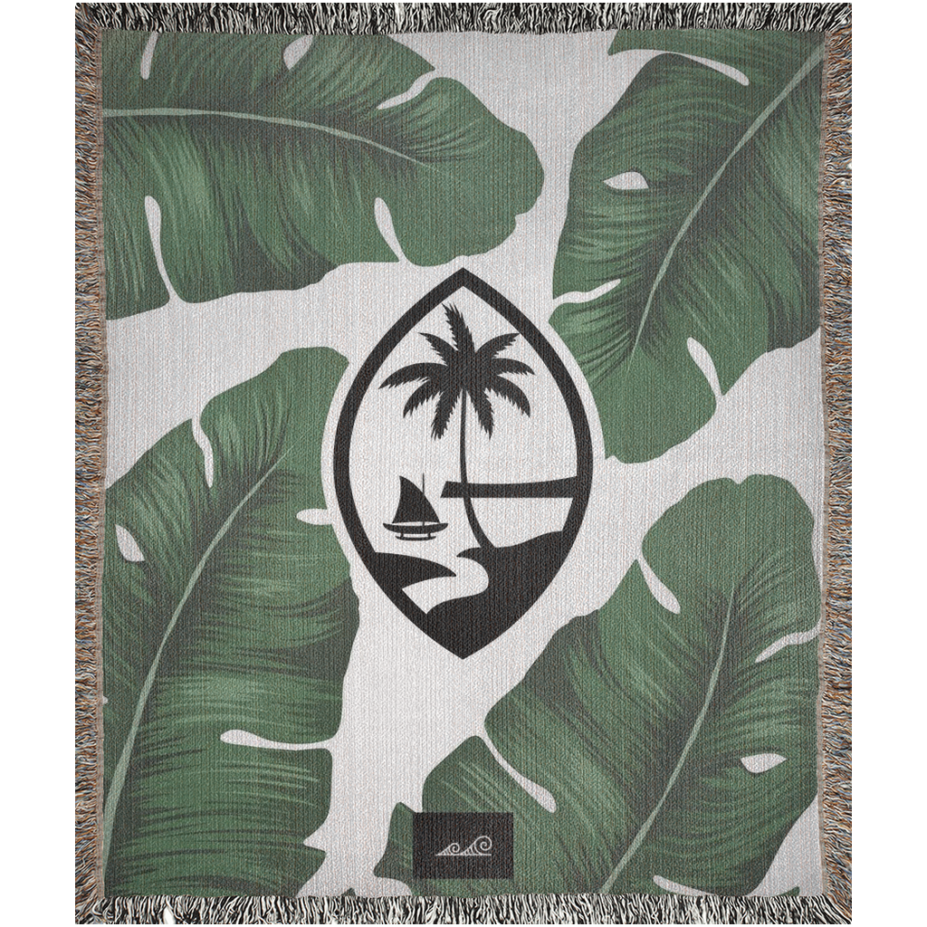 Guam Banana Leaves Woven Blanket