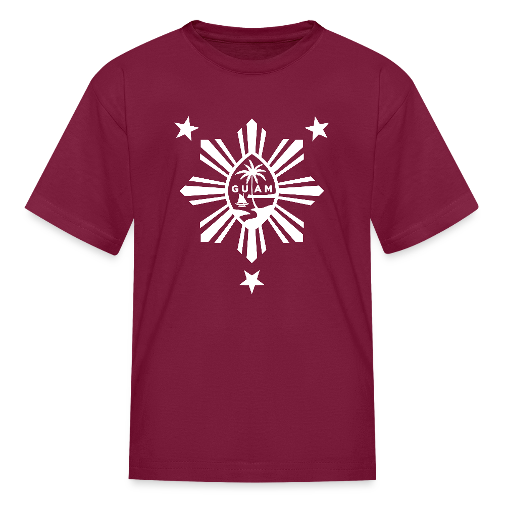Guam Philippines Youth Kids' T-Shirt - burgundy