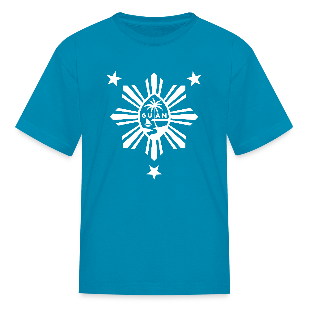 Guam Philippines Youth Kids' T-Shirt - turquoise