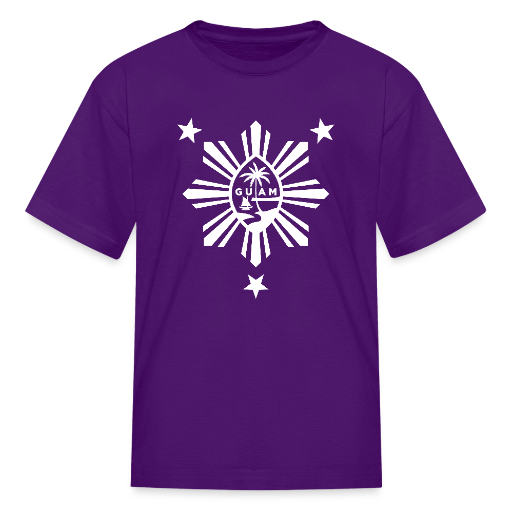 Guam Philippines Youth Kids' T-Shirt - purple