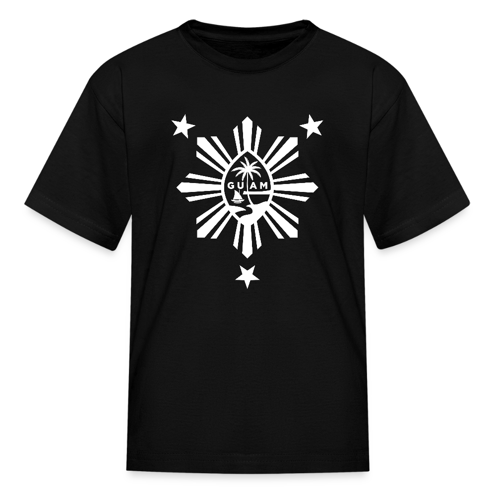 Guam Philippines Youth Kids' T-Shirt - black
