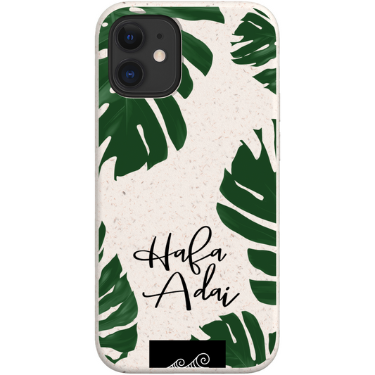 Hafa Adai Lemai Leaves Guam CNMI Eco Friendly Bamboo Phone Case