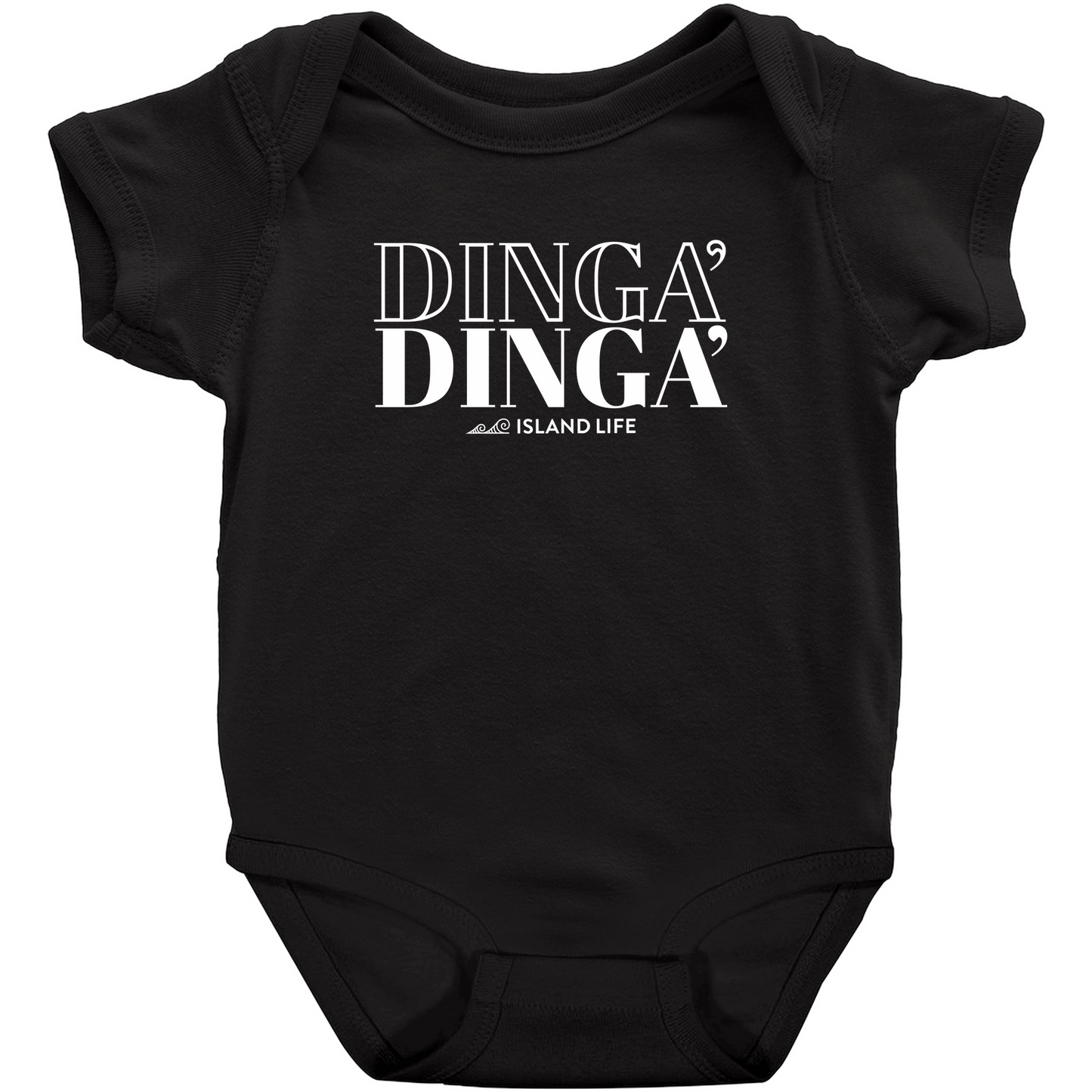 Dinga' Chamorro Twin Guam CNMI Baby One Piece Bodysuit