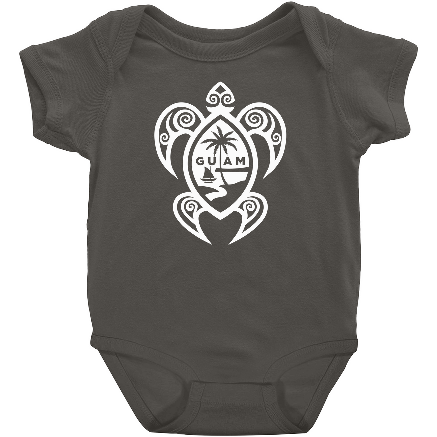 Guam Tribal Turtle Baby One Piece Bodysuit