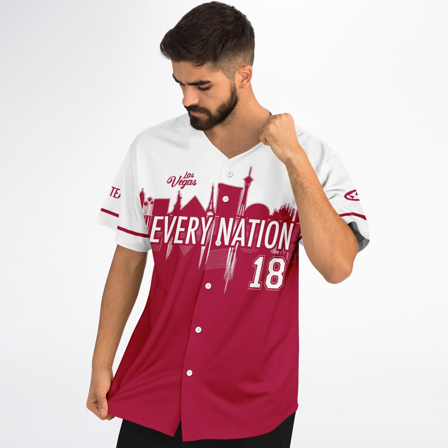 Every Nation Las Vegas Prayer Baseball Jersey