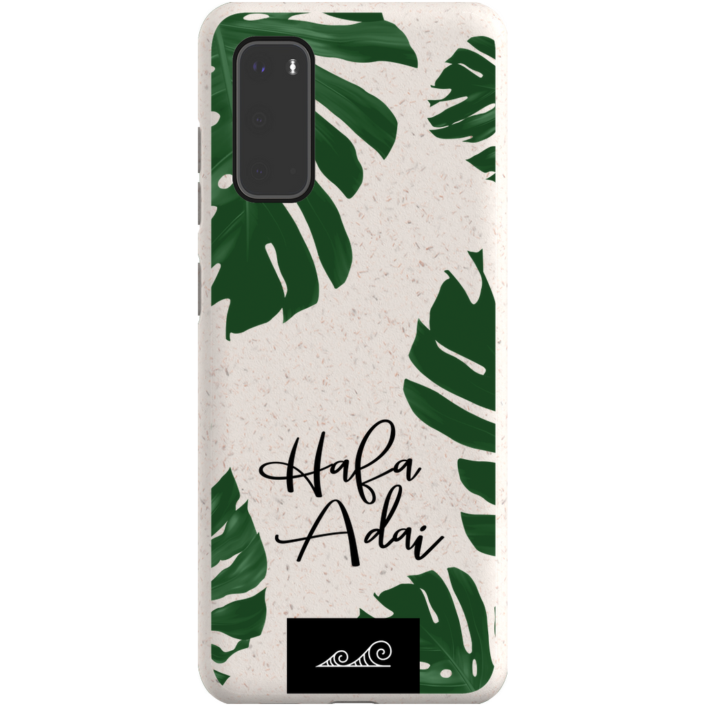 Hafa Adai Lemai Leaves Guam CNMI Eco Friendly Bamboo Phone Case
