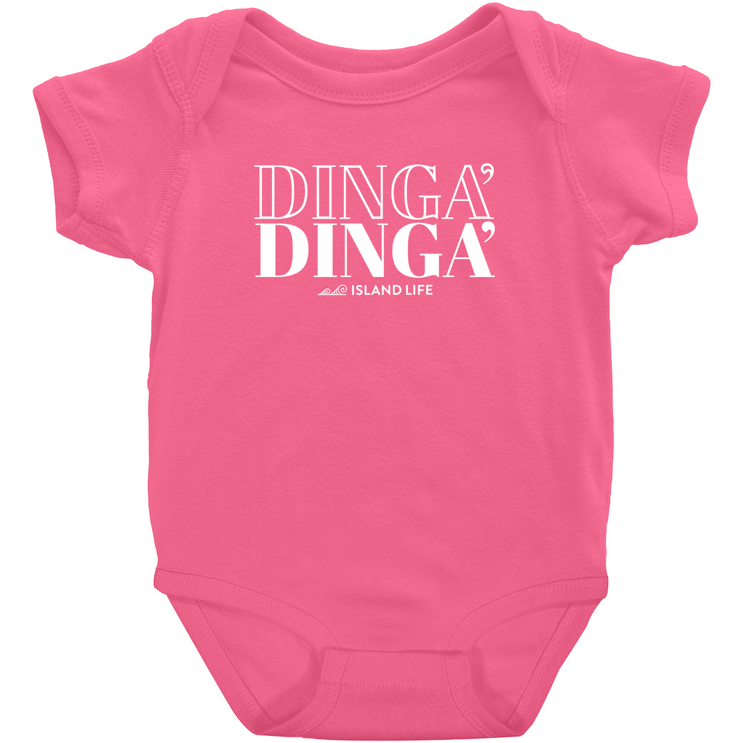 Dinga' Chamorro Twin Guam CNMI Baby One Piece Bodysuit