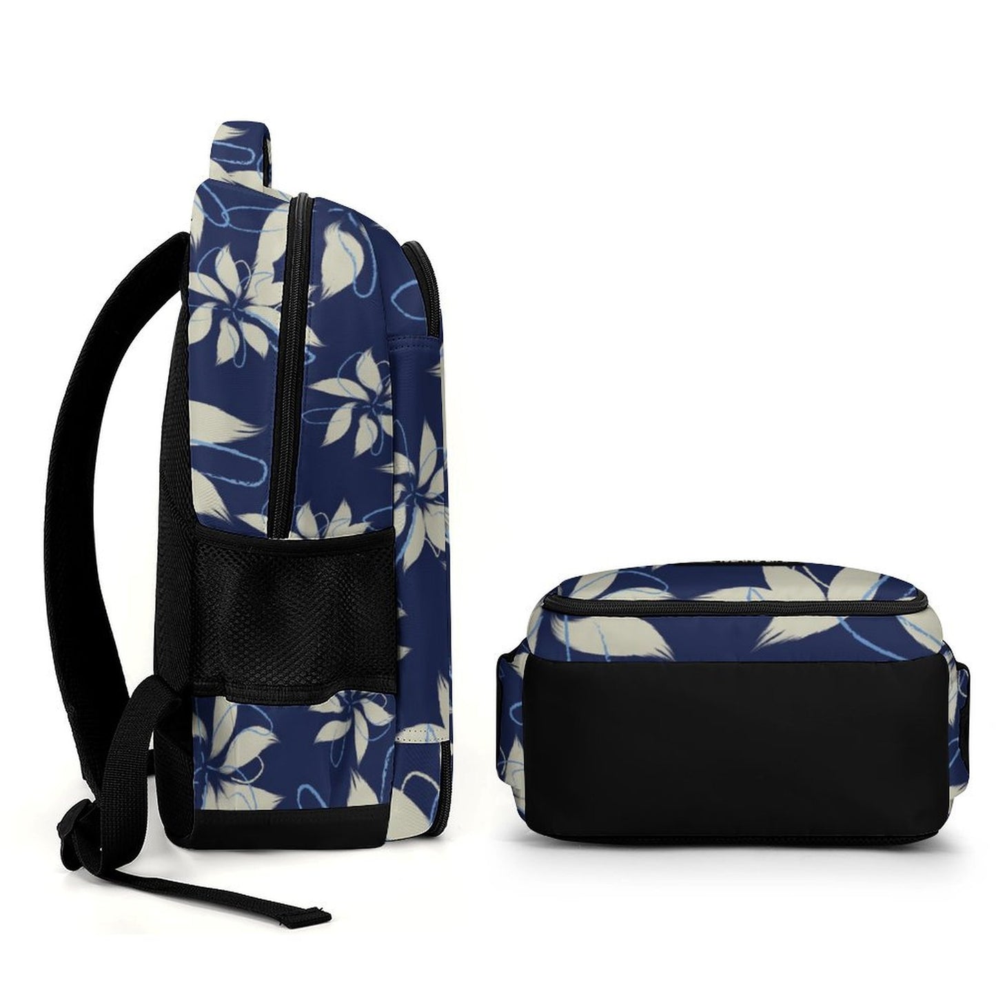 Guam Tropical Deep Blue Organizer Backpack