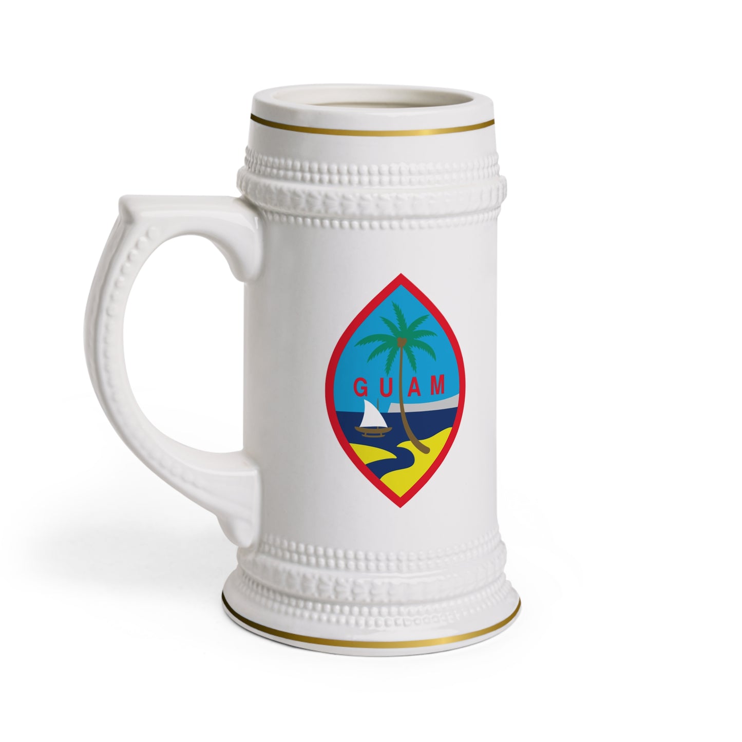 Guam Seal Beer Stein Mug
