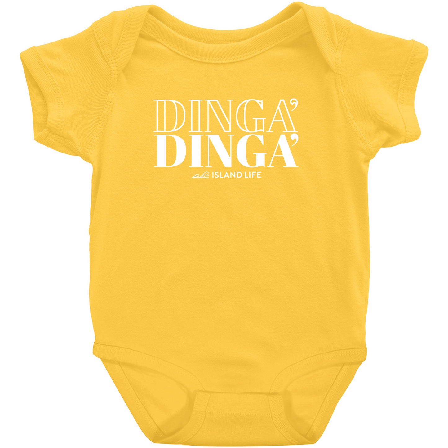 Dinga' Chamorro Twin Guam CNMI Baby One Piece Bodysuit