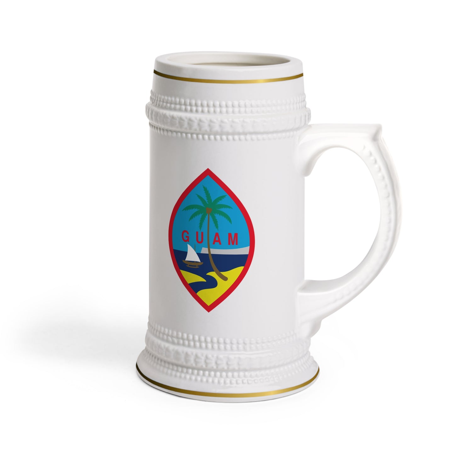 Guam Seal Beer Stein Mug