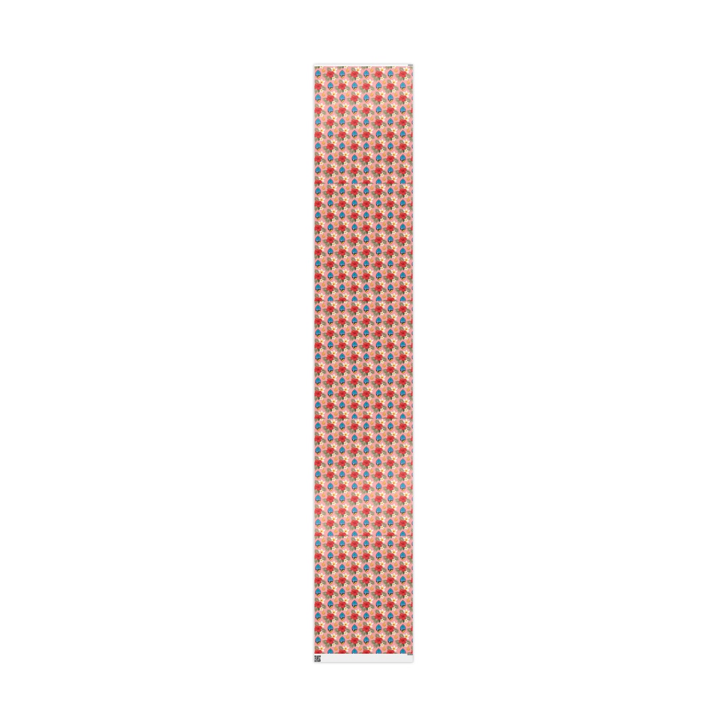 Guam Christmas Flowers Pink Gift Wrap Wrapping Paper
