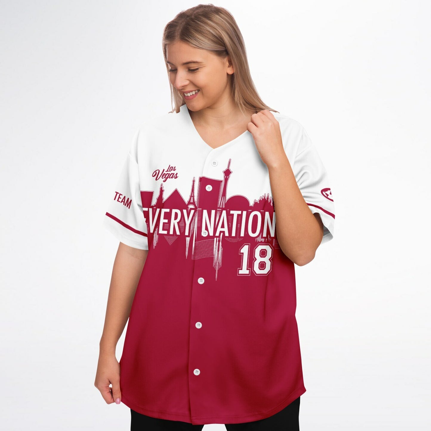 Every Nation Las Vegas Prayer Baseball Jersey