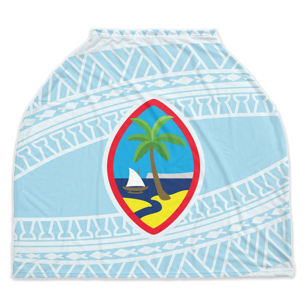 Guam Seal Tribal Baby Nursing Car Seat Cover