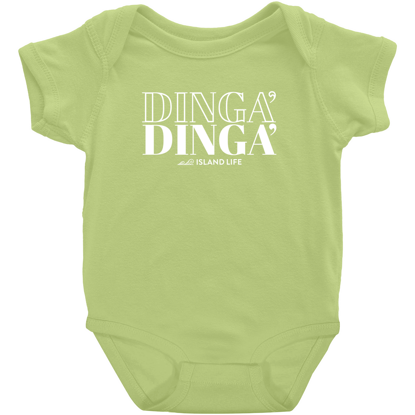 Dinga' Chamorro Twin Guam CNMI Baby One Piece Bodysuit