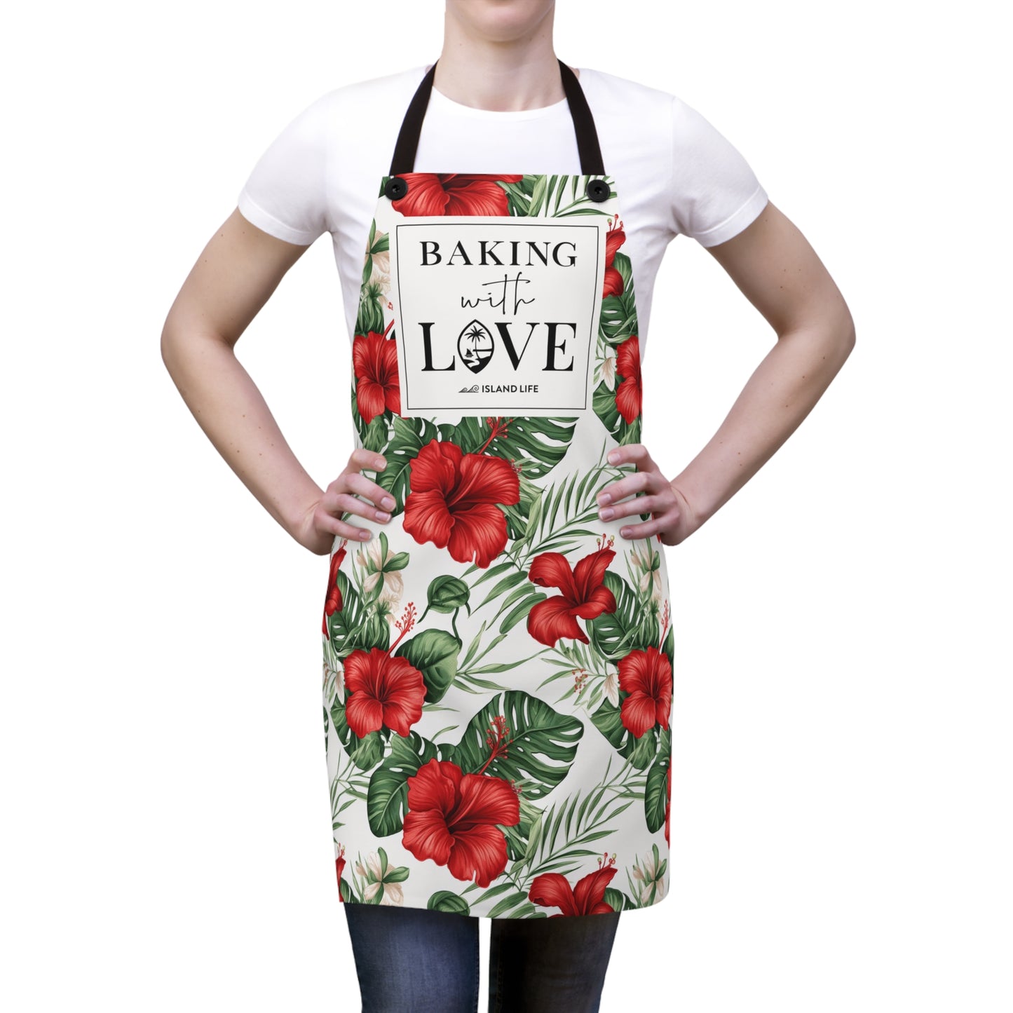 Baking with Love Guam Apron
