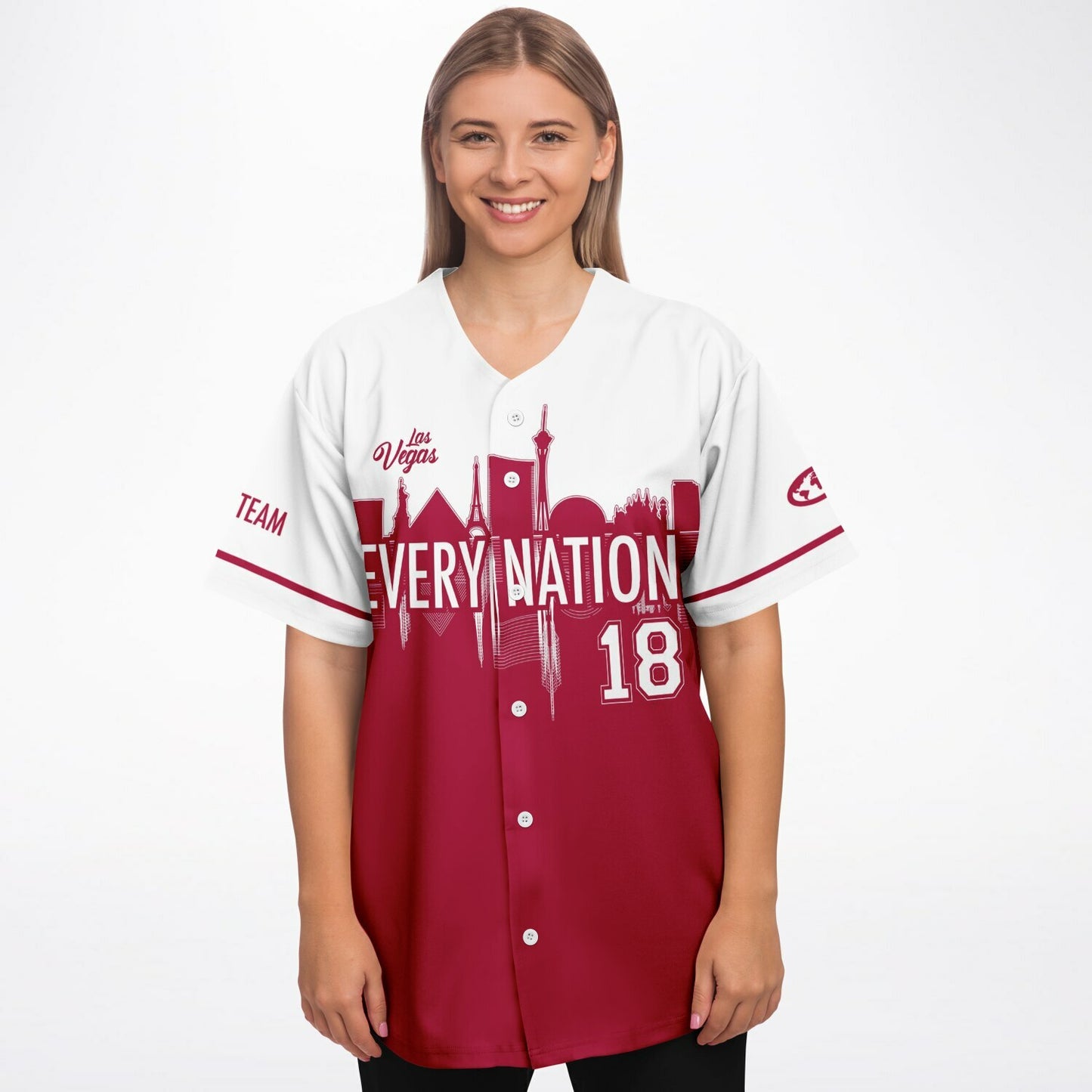 Every Nation Las Vegas Worship Baseball Jersey