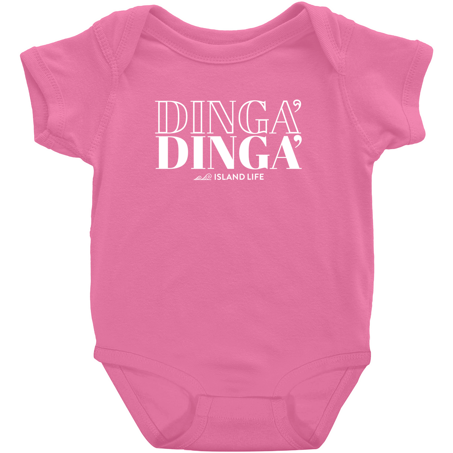 Dinga' Chamorro Twin Guam CNMI Baby One Piece Bodysuit