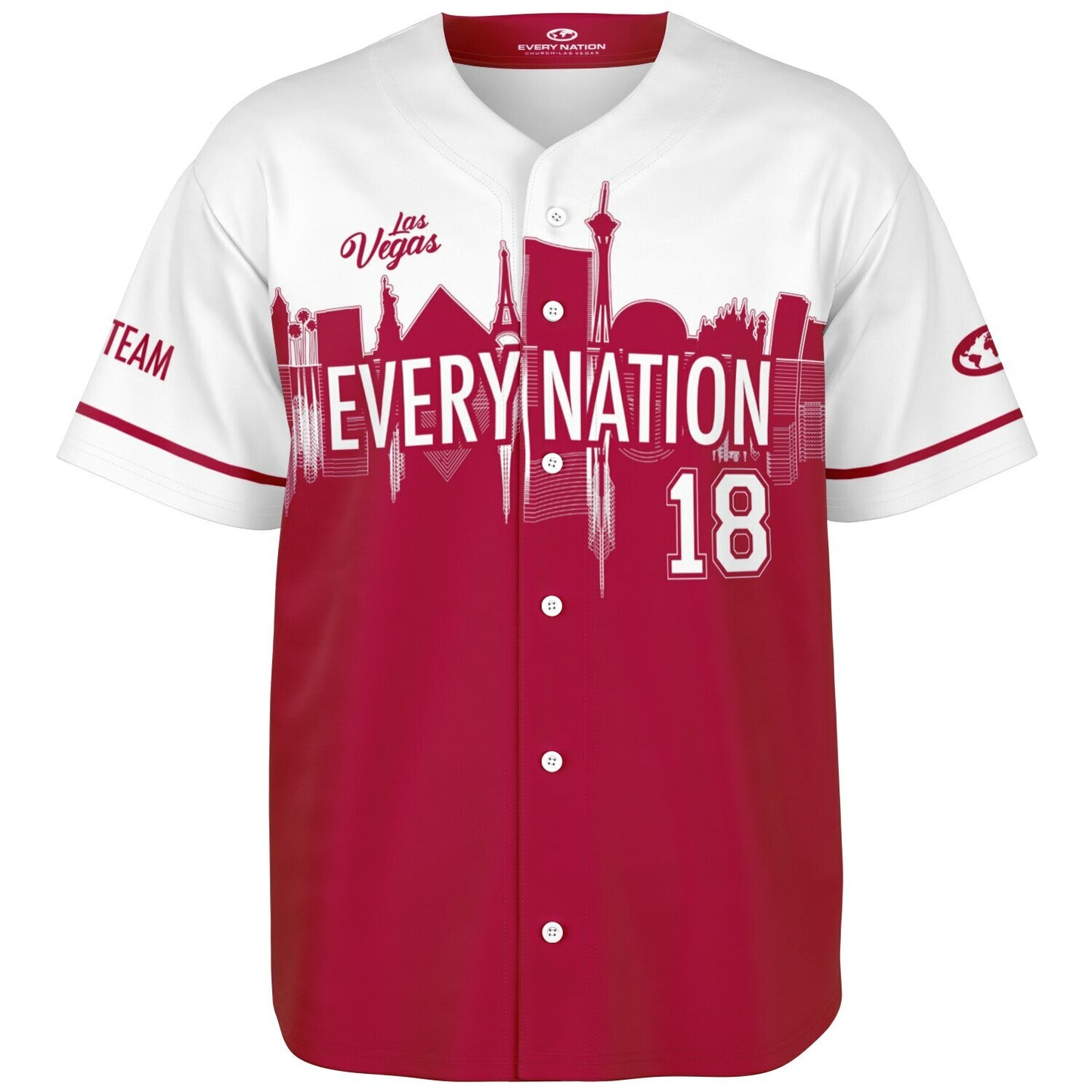Every Nation Las Vegas Prayer Baseball Jersey