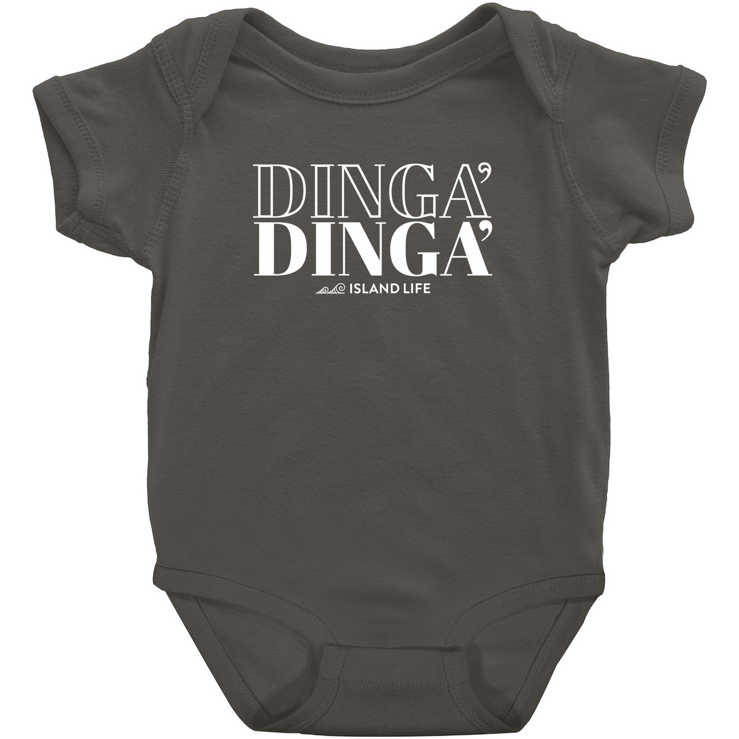 Dinga' Chamorro Twin Guam CNMI Baby One Piece Bodysuit
