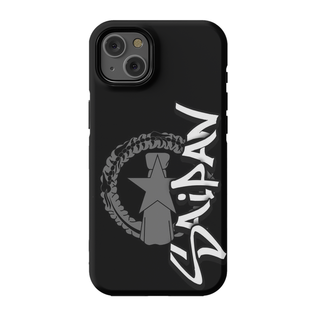 CNMI Seal Saipan Tagged Gray Premium Glossy Tough Phone Case