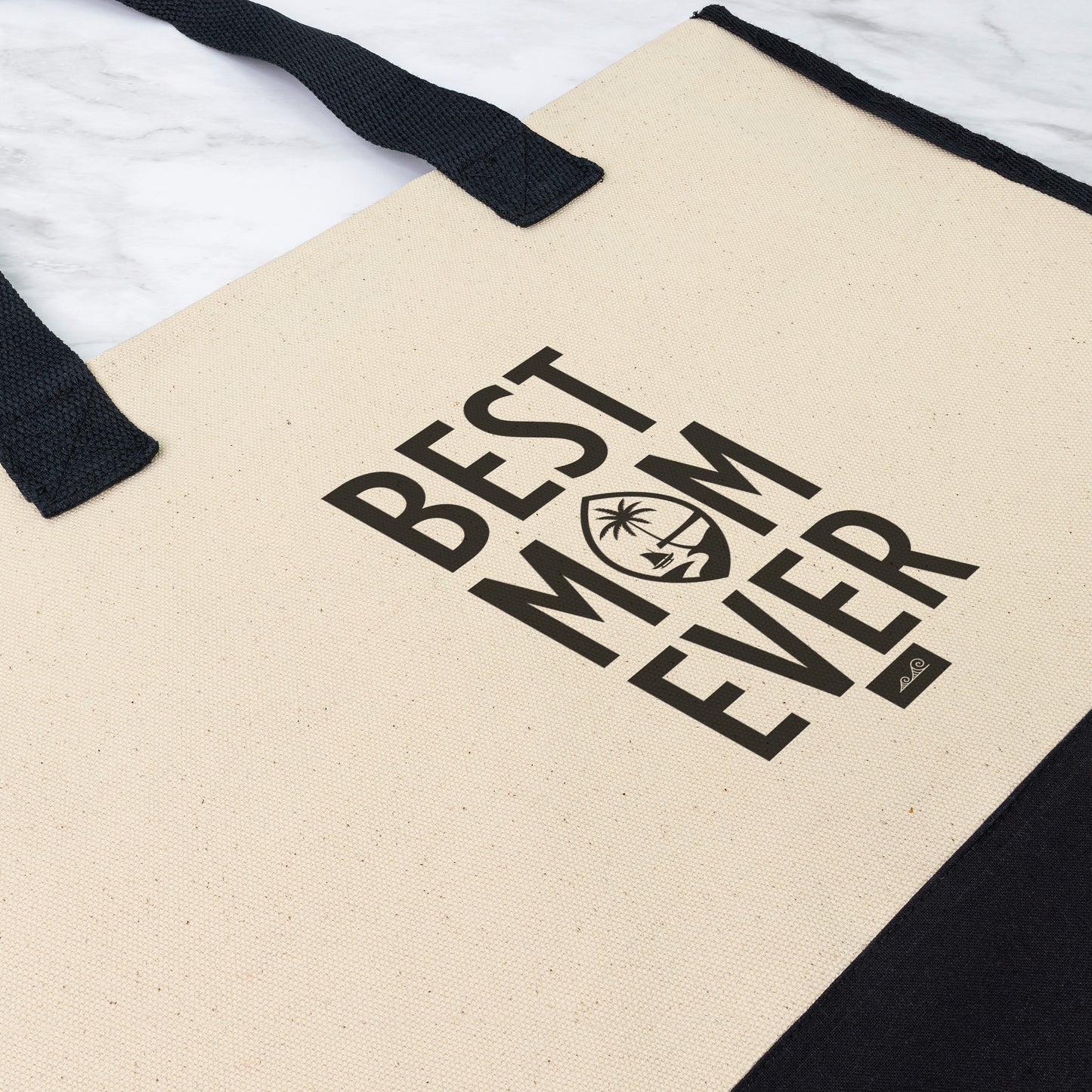 Best Mom Ever Guam Premium Cotton Tote
