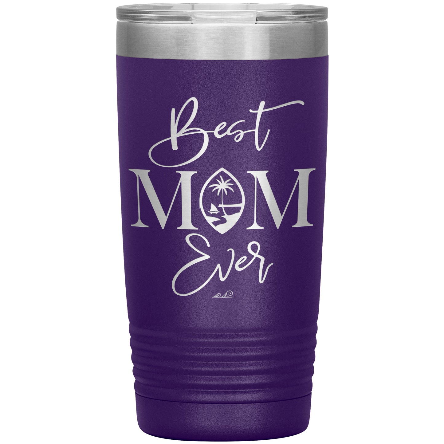 Best Mom Ever Guam Script 20oz Tumbler