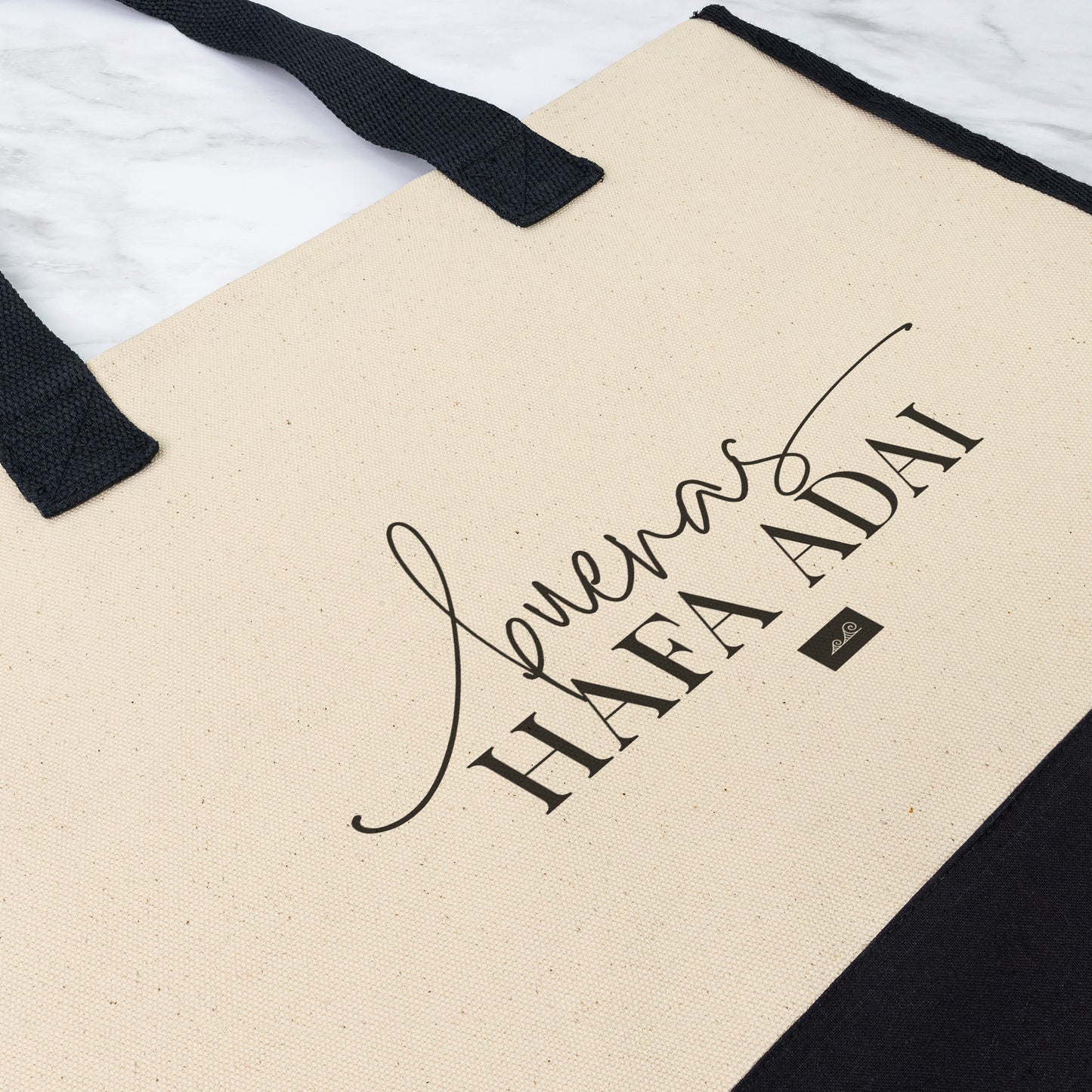 Buenas Hafa Adai Guam CNMI Premium Cotton Tote