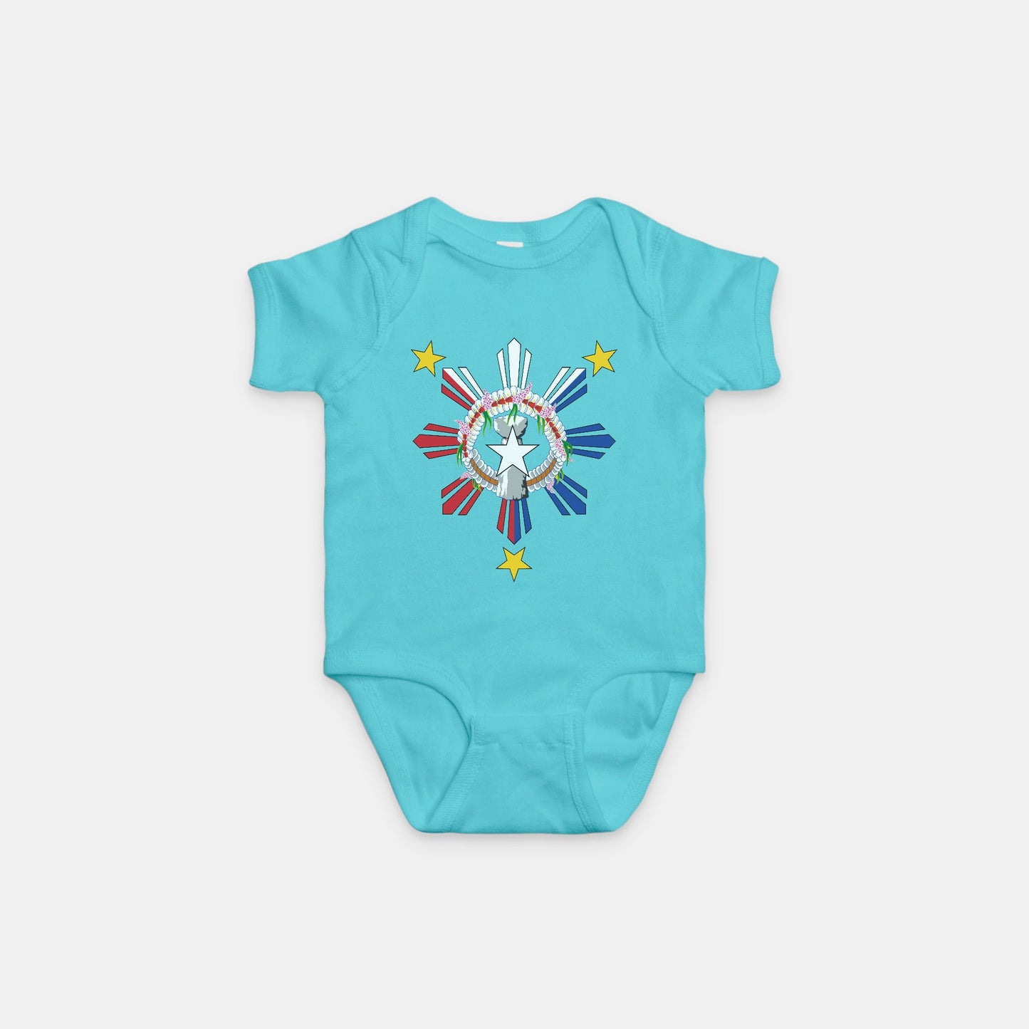 CNMI Philippnies Seal One Piece Baby Bodysuit