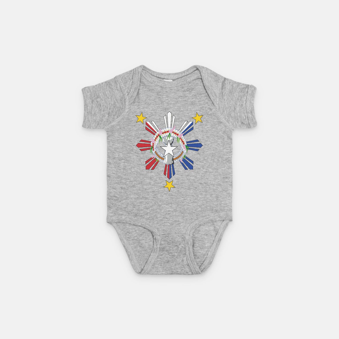 CNMI Philippnies Seal One Piece Baby Bodysuit