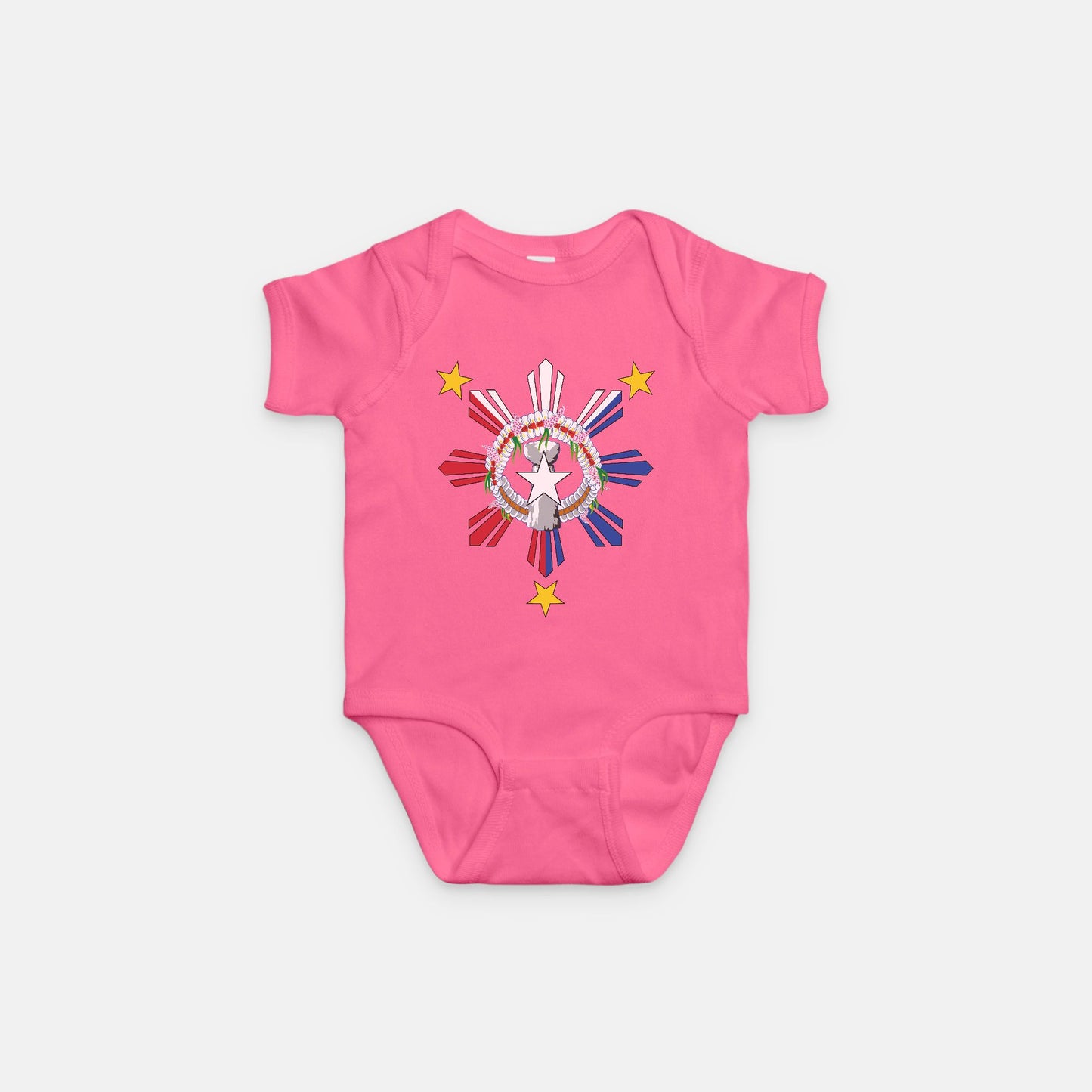 CNMI Philippnies Seal One Piece Baby Bodysuit