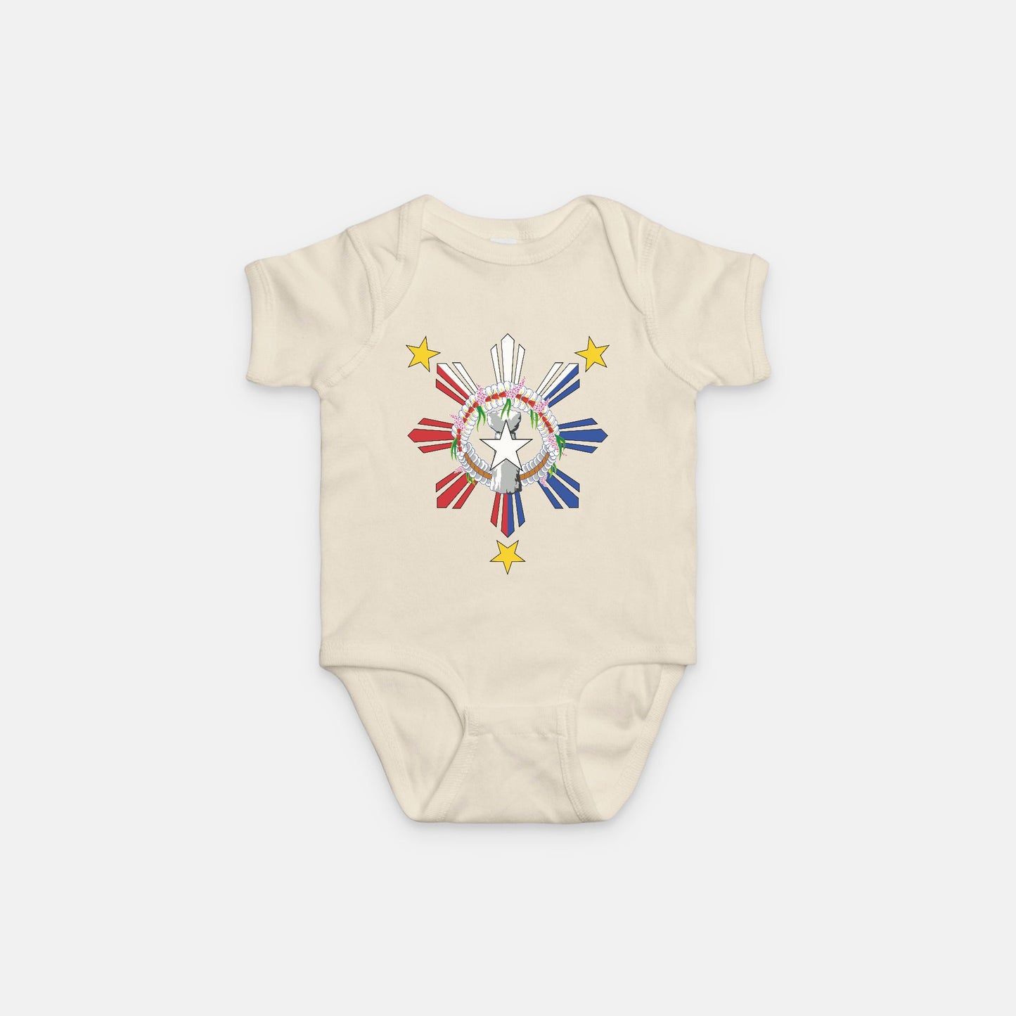 CNMI Philippnies Seal One Piece Baby Bodysuit