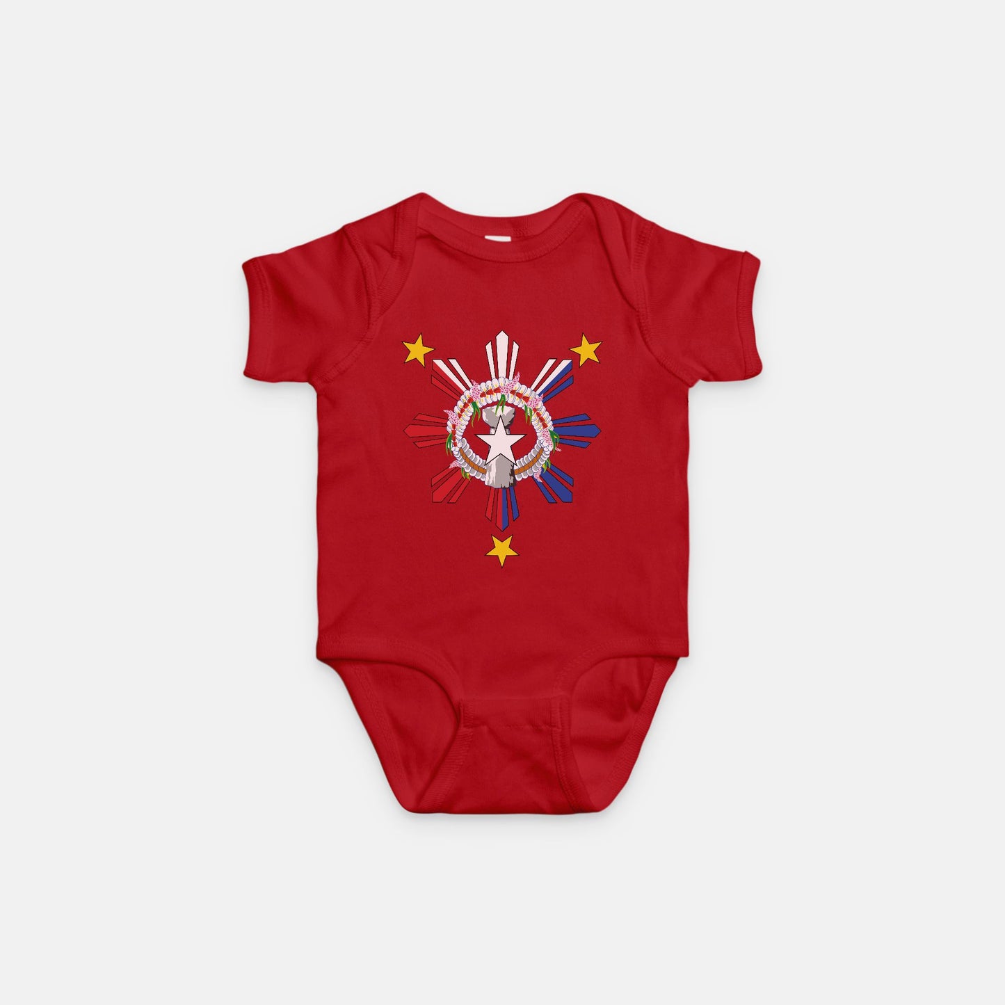 CNMI Philippnies Seal One Piece Baby Bodysuit