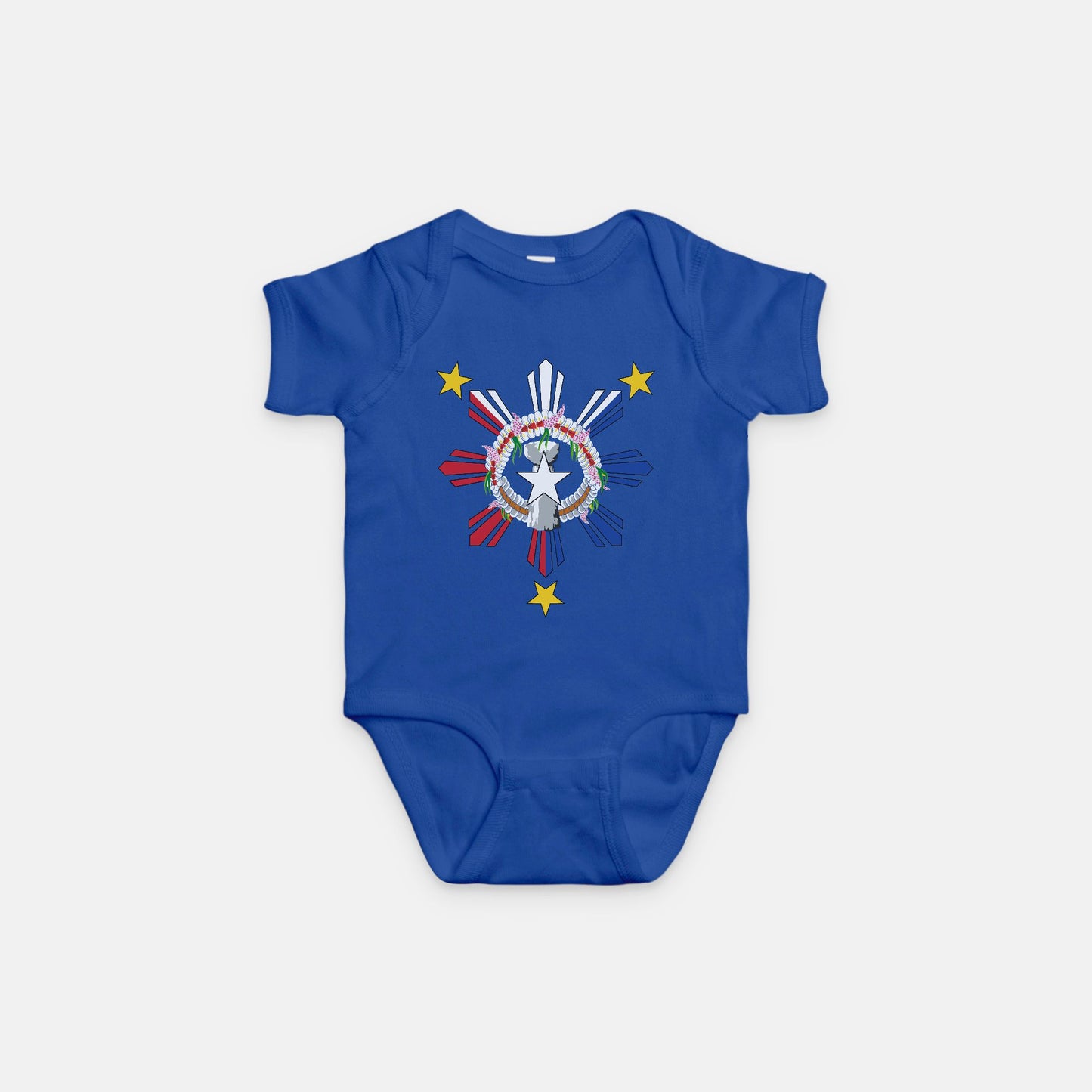 CNMI Philippnies Seal One Piece Baby Bodysuit