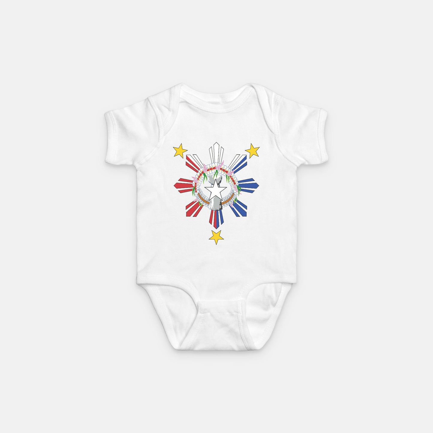 CNMI Philippnies Seal One Piece Baby Bodysuit