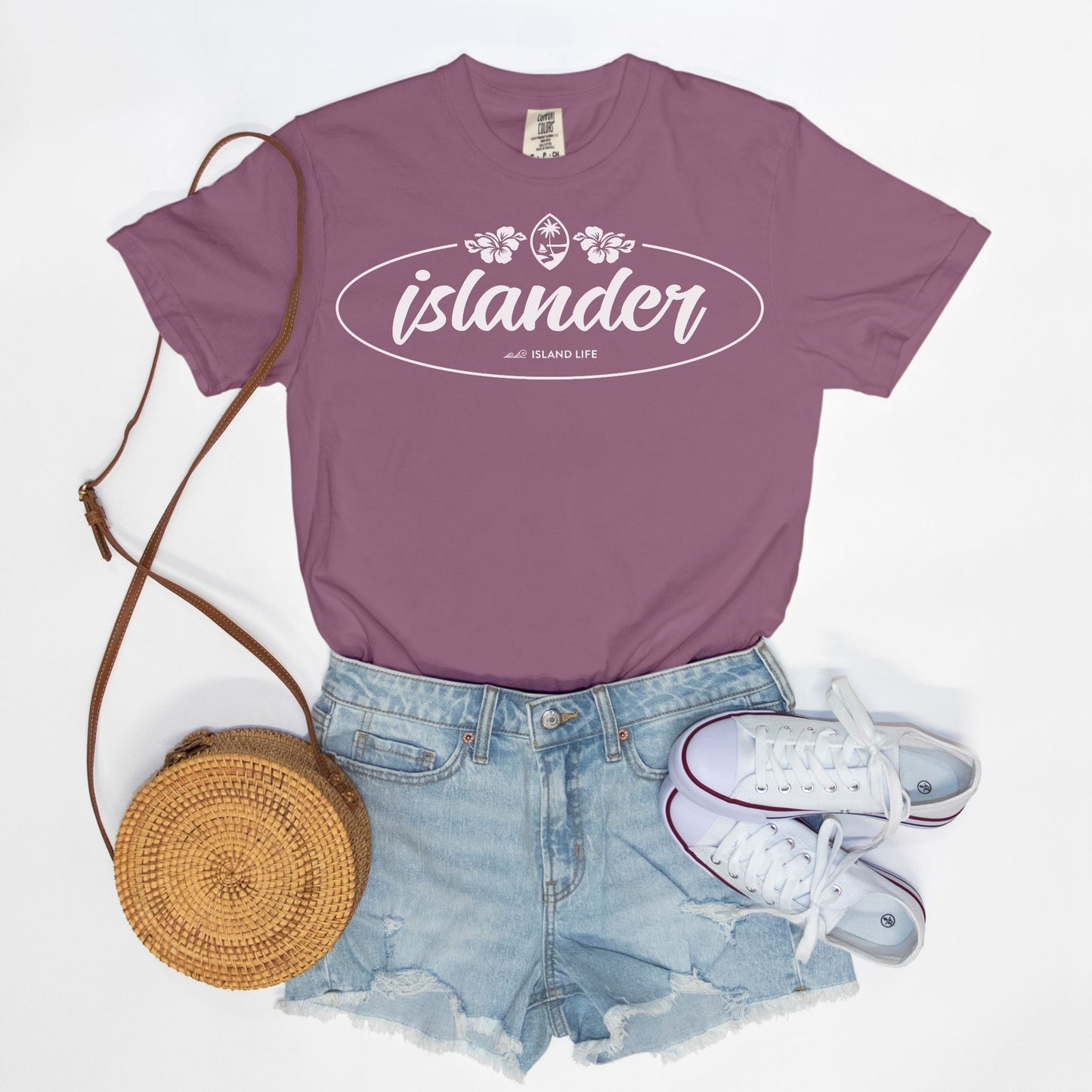 Islander Guam White Unisex T-Shirt