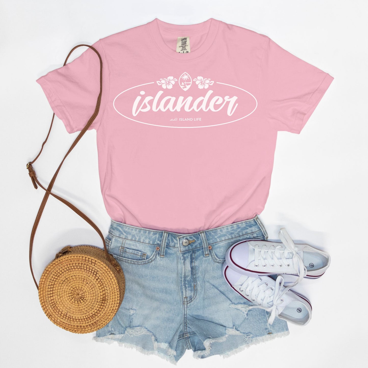 Islander Guam White Unisex T-Shirt
