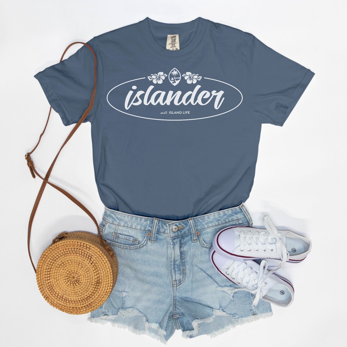 Islander Guam White Unisex T-Shirt