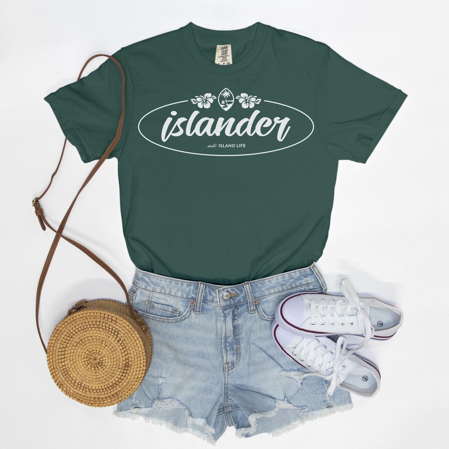 Islander Guam White Unisex T-Shirt