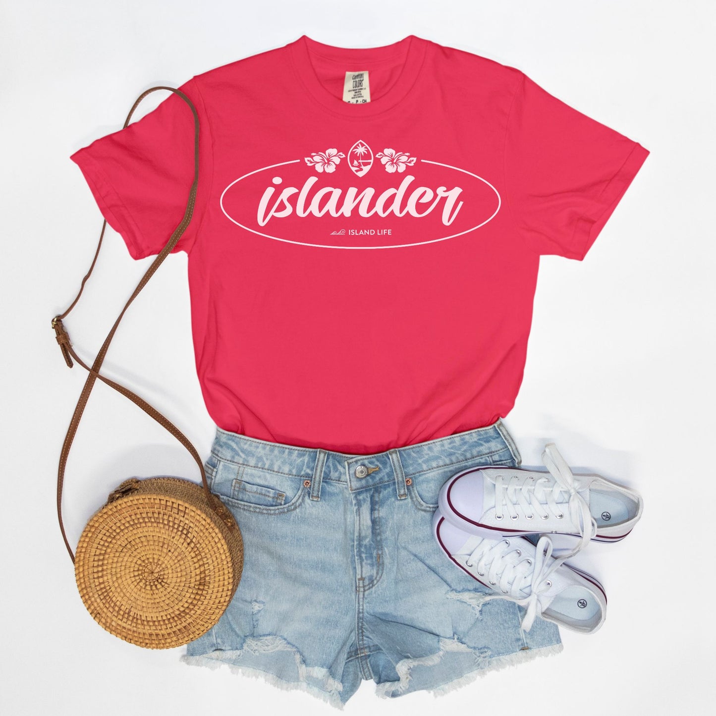 Islander Guam White Unisex T-Shirt