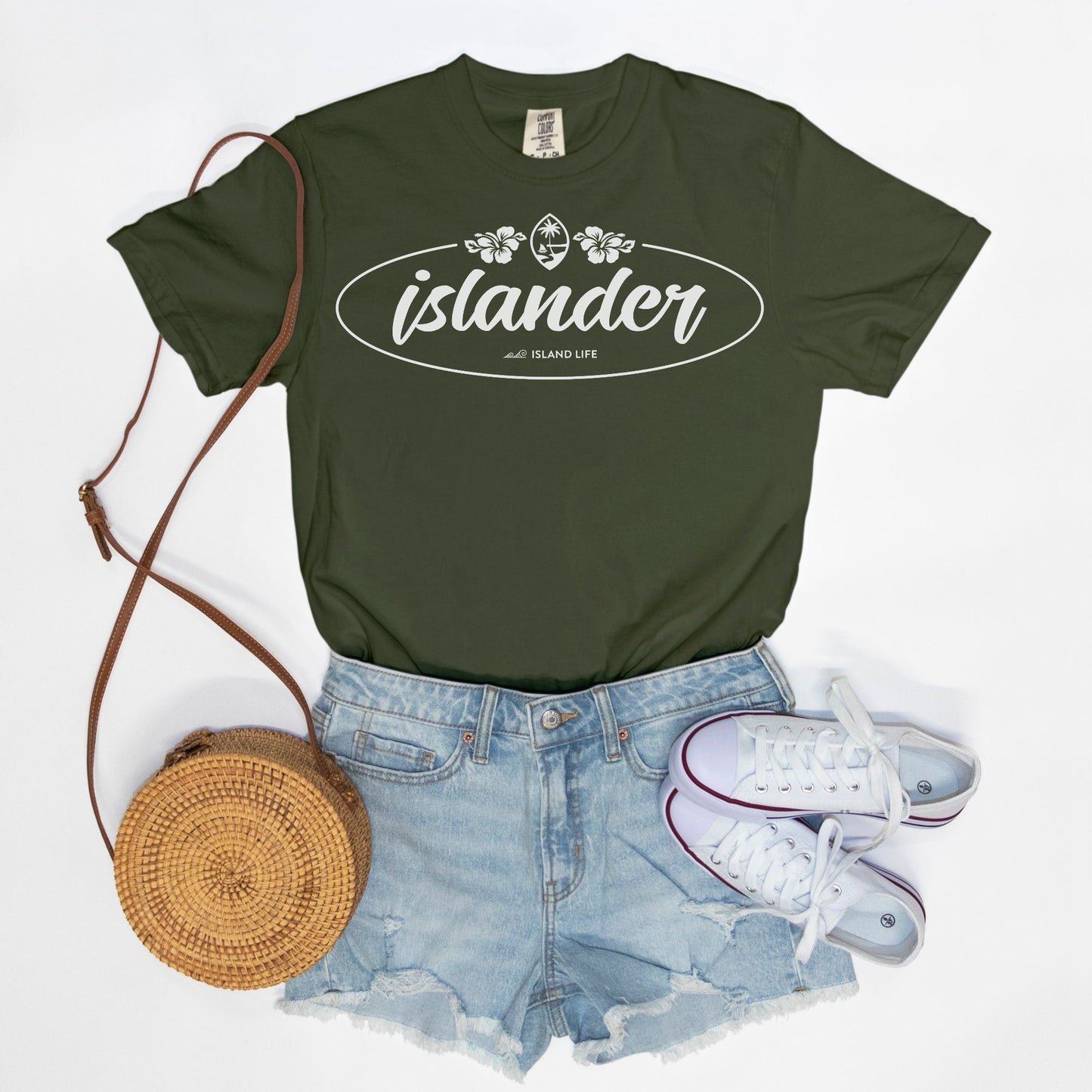 Islander Guam White Unisex T-Shirt