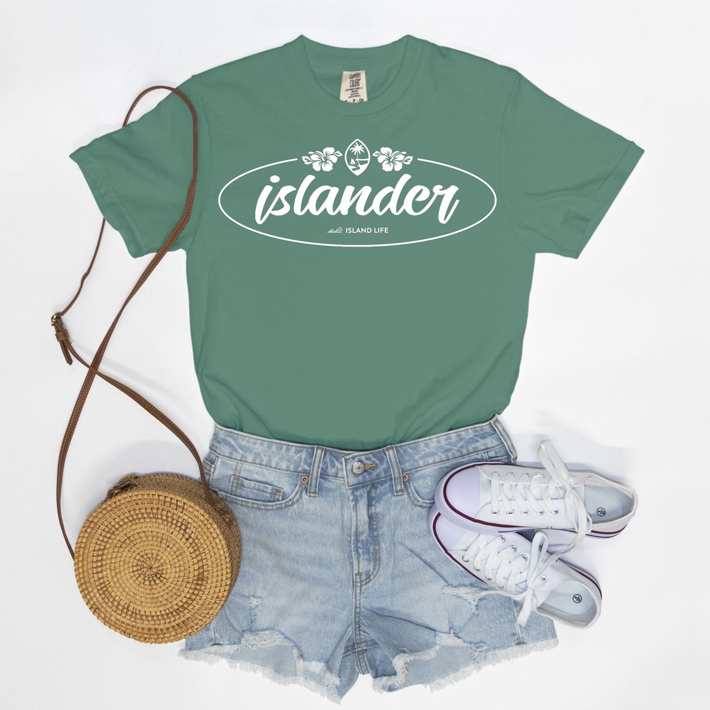 Islander Guam White Unisex T-Shirt