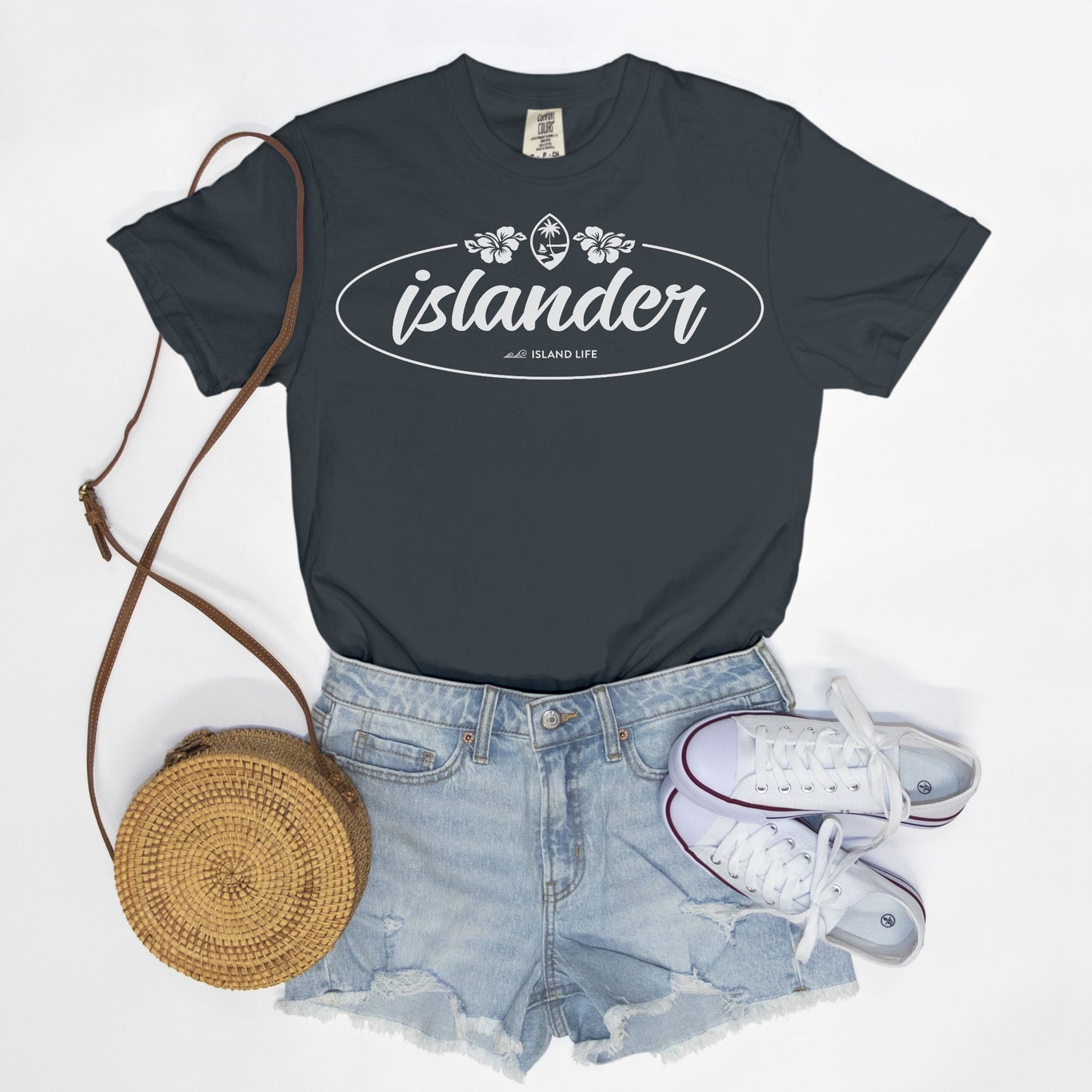 Islander Guam White Unisex T-Shirt