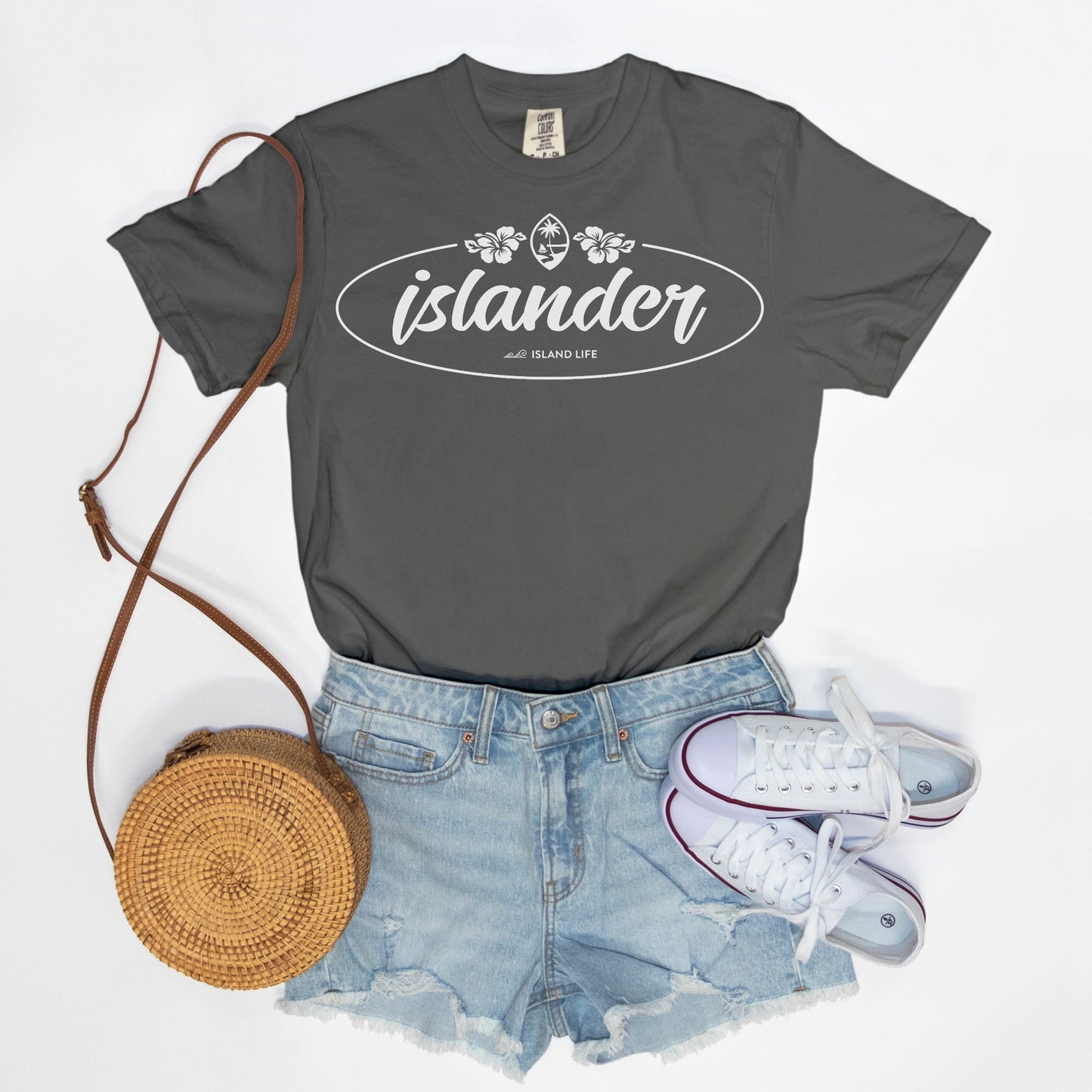 Islander Guam White Unisex T-Shirt