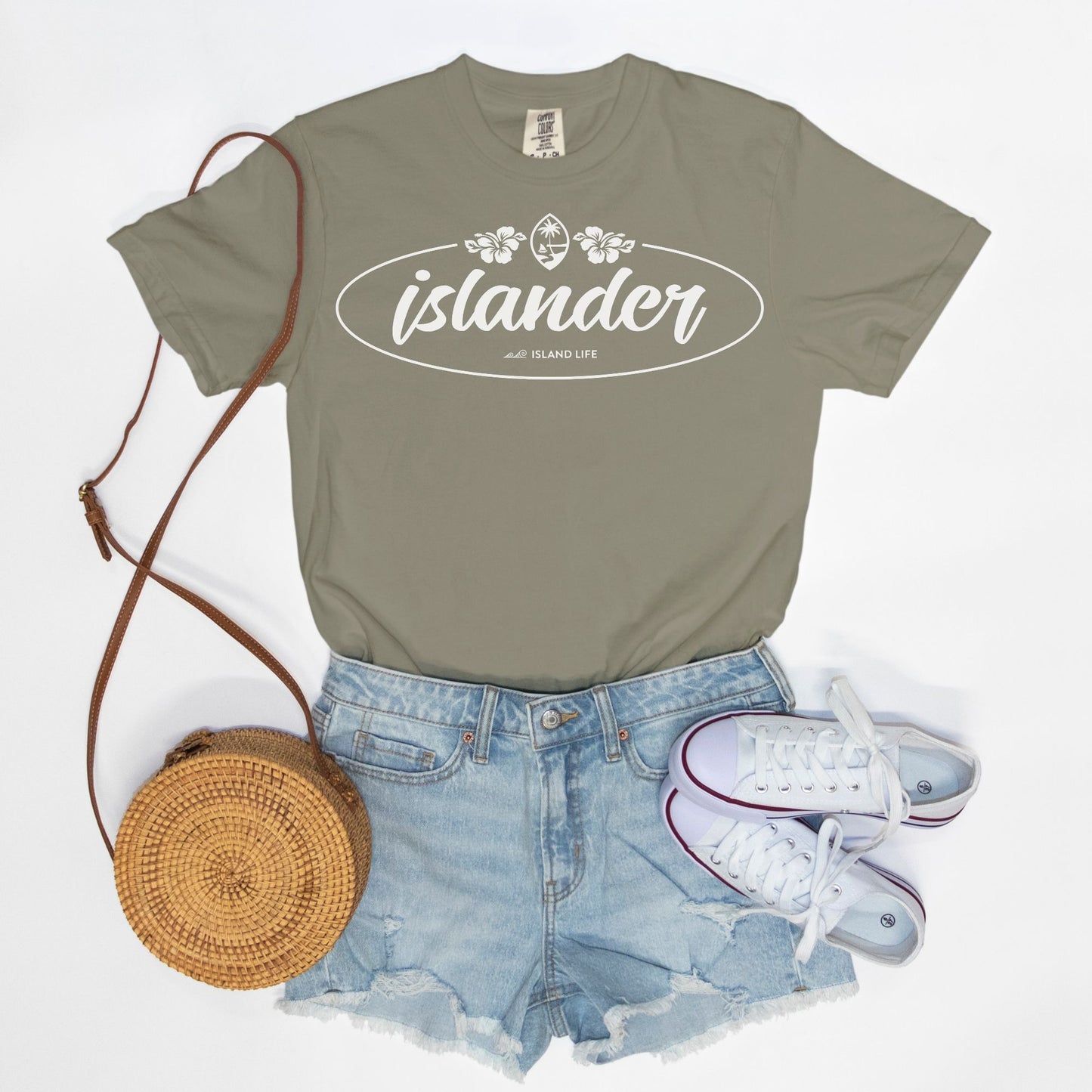 Islander Guam White Unisex T-Shirt