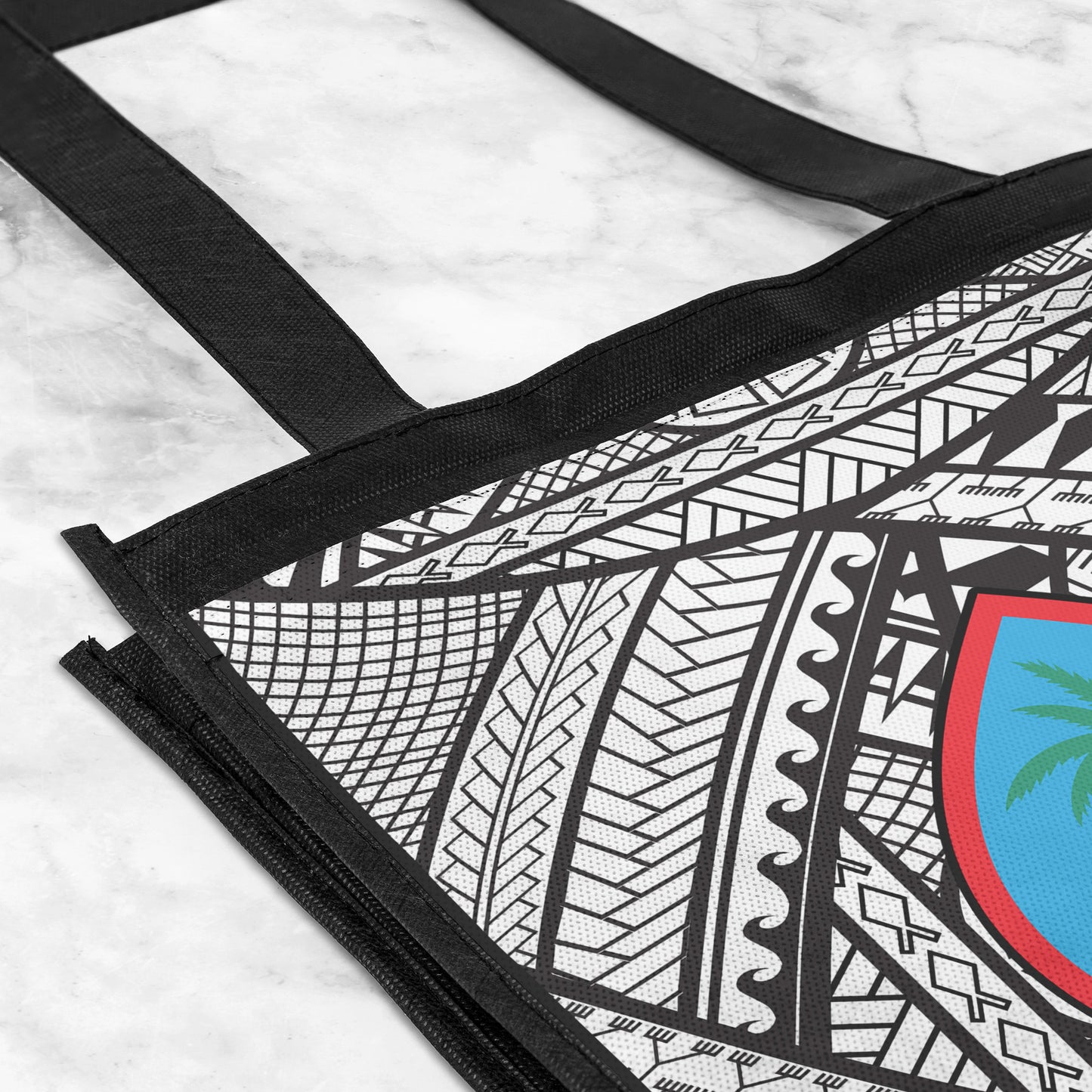 Guahan Tribal Grocery Tote Bag