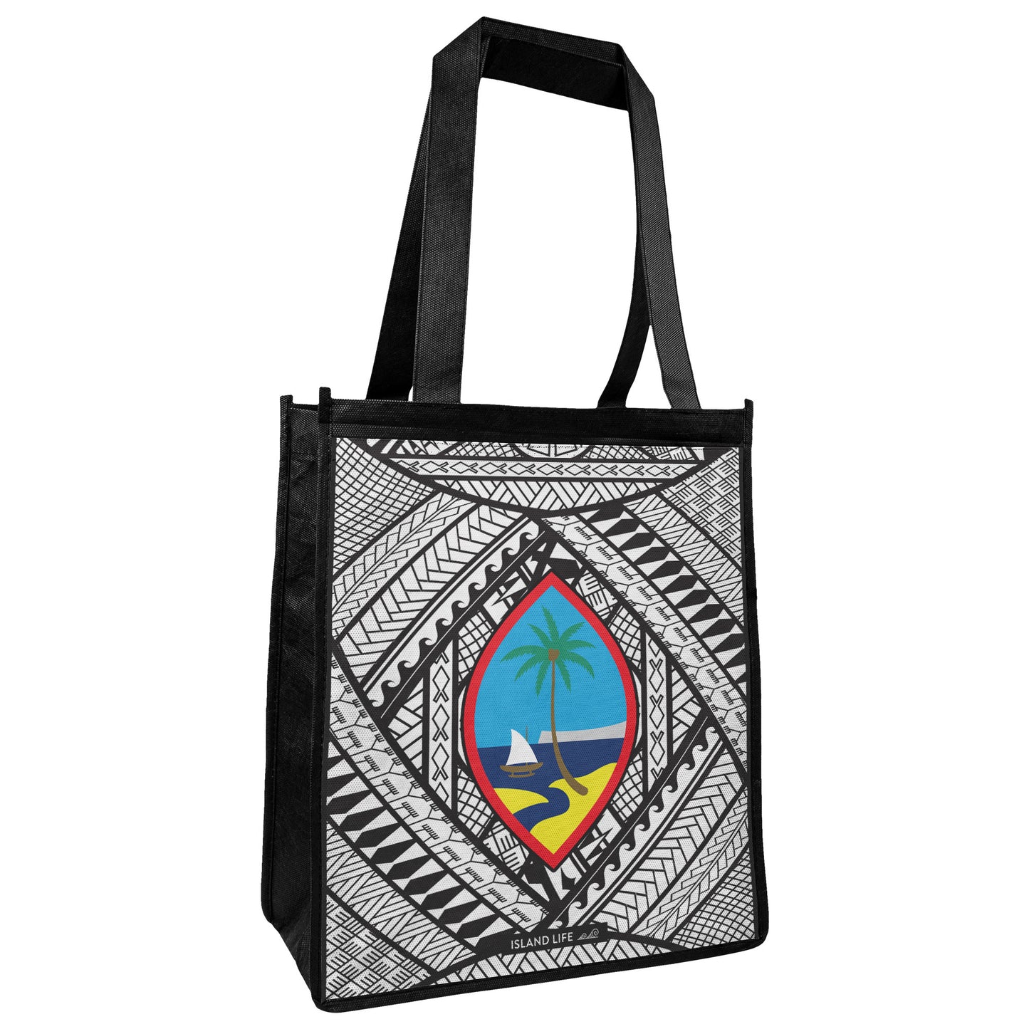 Guahan Tribal Grocery Tote Bag